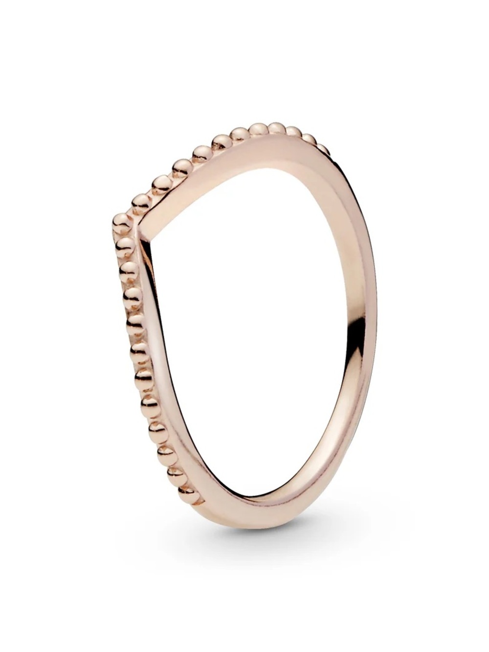 Pandora Beaded Chevron/Wishbone Ring